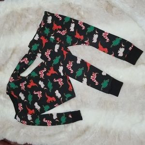 Old Navy Toddler Dinosaur Christmas Cookie Jammies
